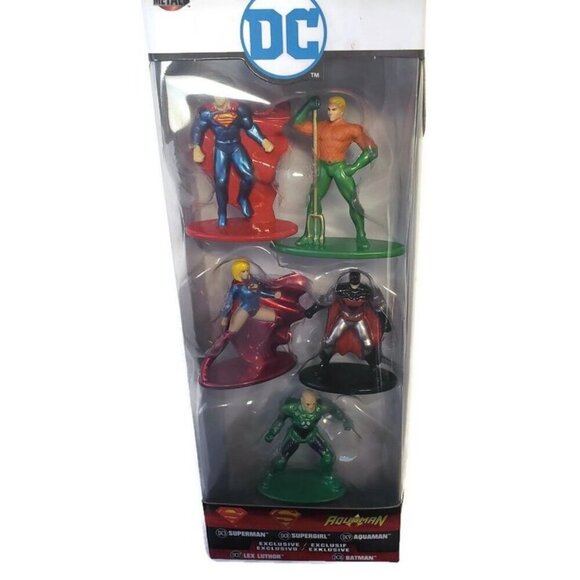 DC Nano Metalfigs (Lot of 2) 5 Pack Figure Collectors Set Exclusive Figs - Picture 2 of 4